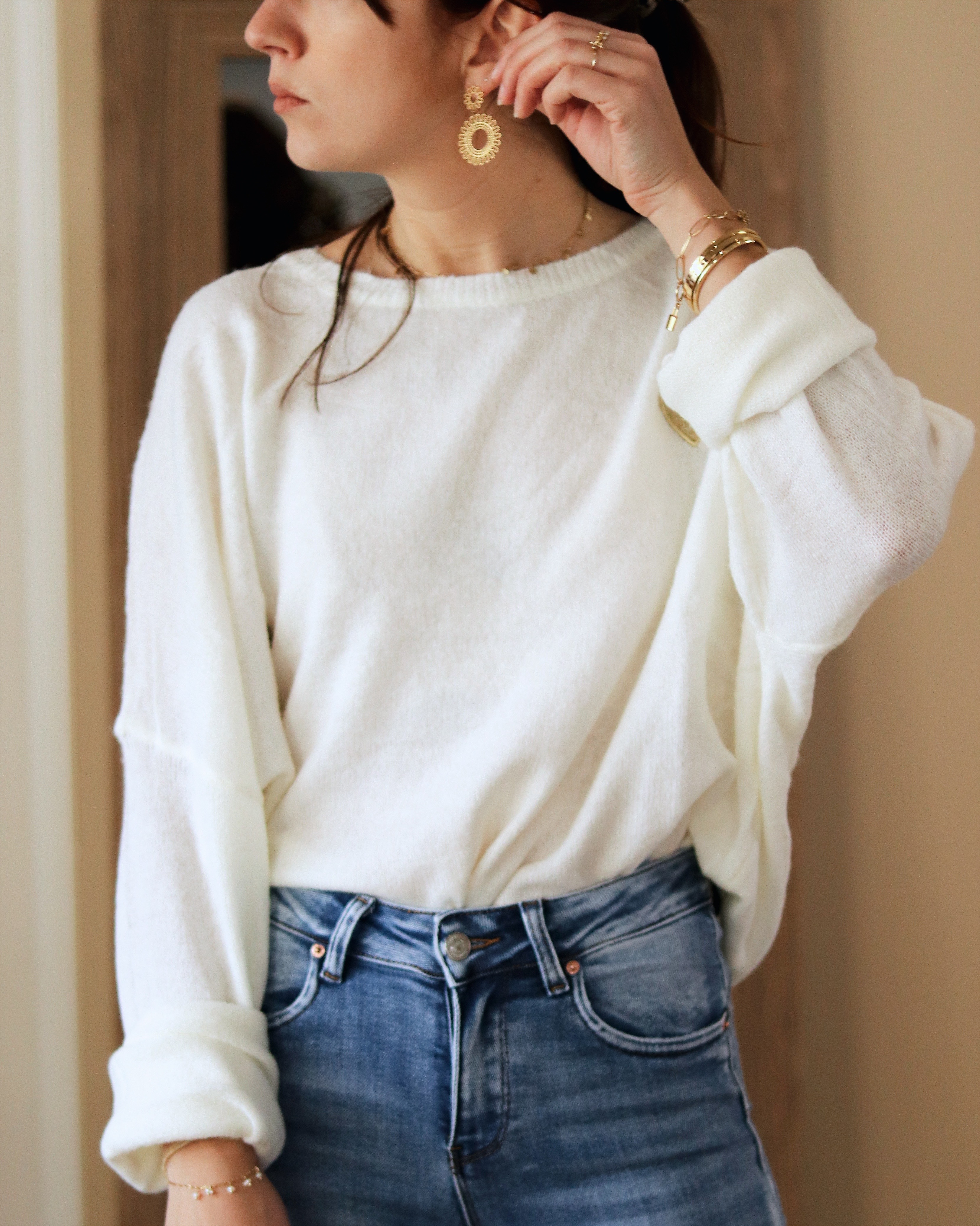 Pull Vénus écru