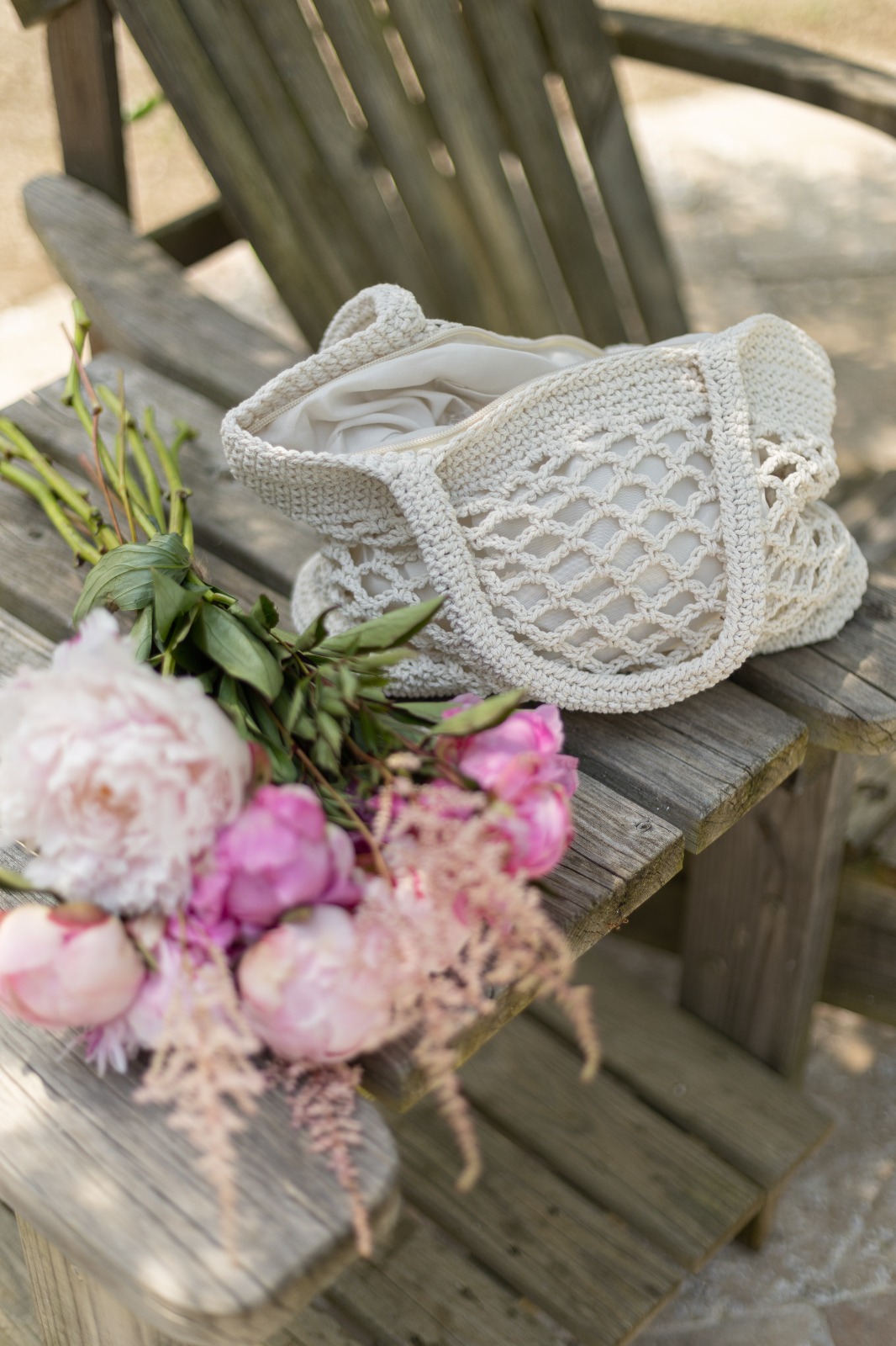 SAC BLANC CROCHET - BRUNO