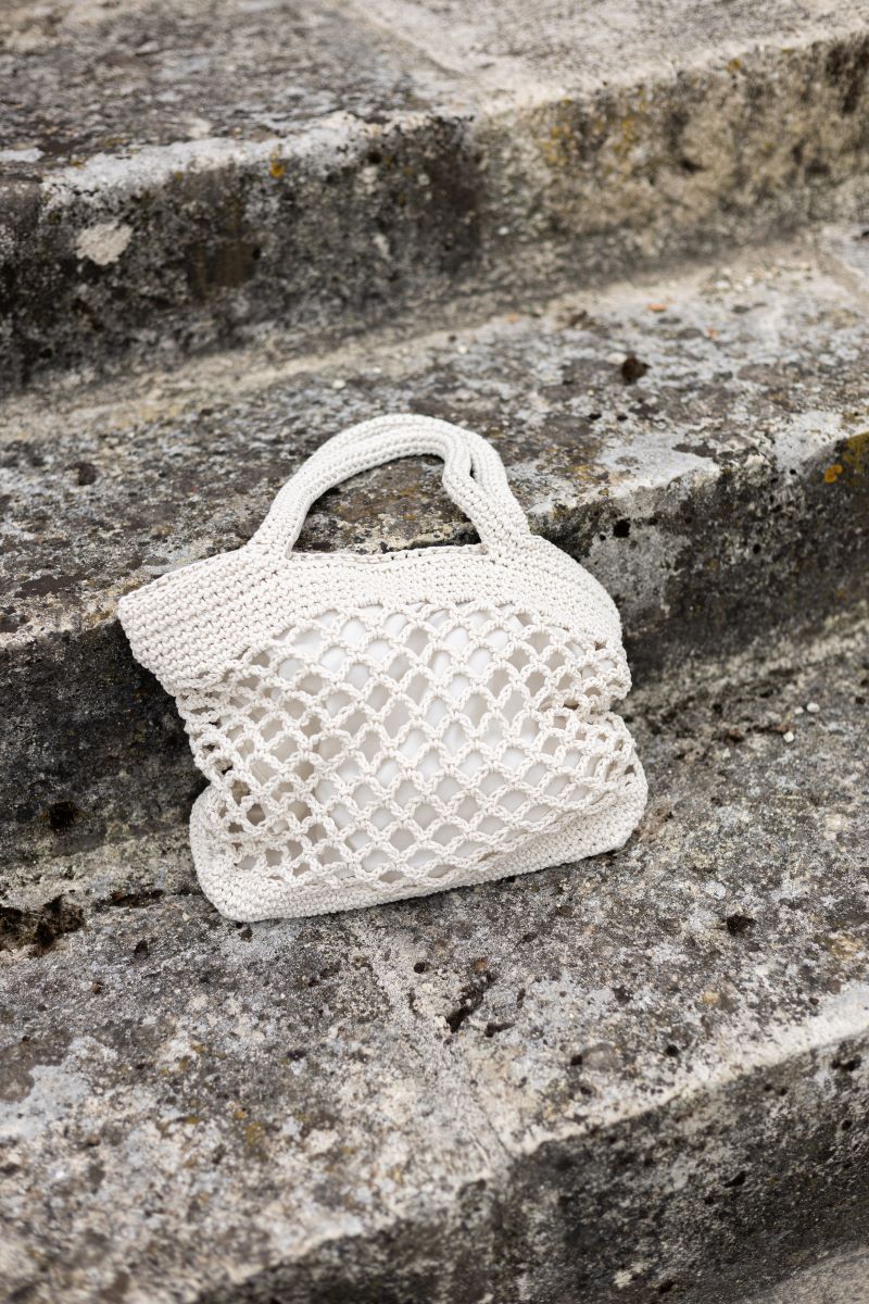 SAC BLANC CROCHET - BRUNO